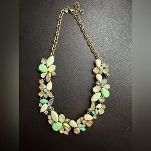 J. Crew Elegant Floral Statement Necklace